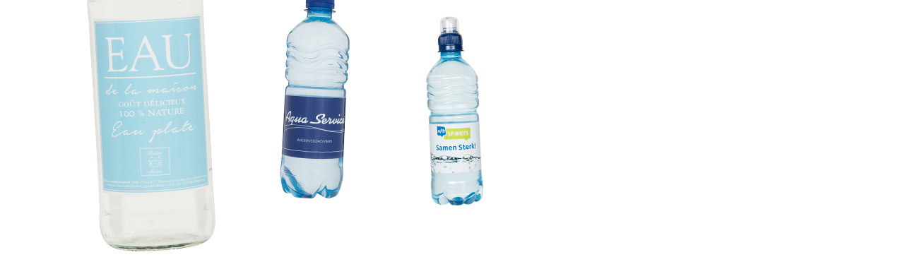 CO2 Neutral gelieferte Wasserflaschen