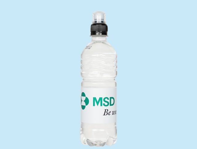 Flaschen Quellwasser mit Ihrem eigenen Etikett- und Logo-Aufdruck