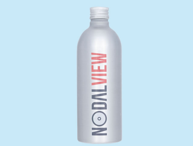 Aluminium Trinkflasche mit Quellwasser, 50 cl. 2