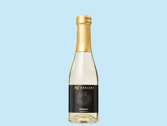 Secco Vino Frizzante alkoholfreie Perlwein mit Eigenausstattung, 20 cl.